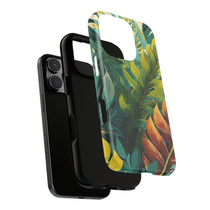 Tropical Leaf Tough Phone Case