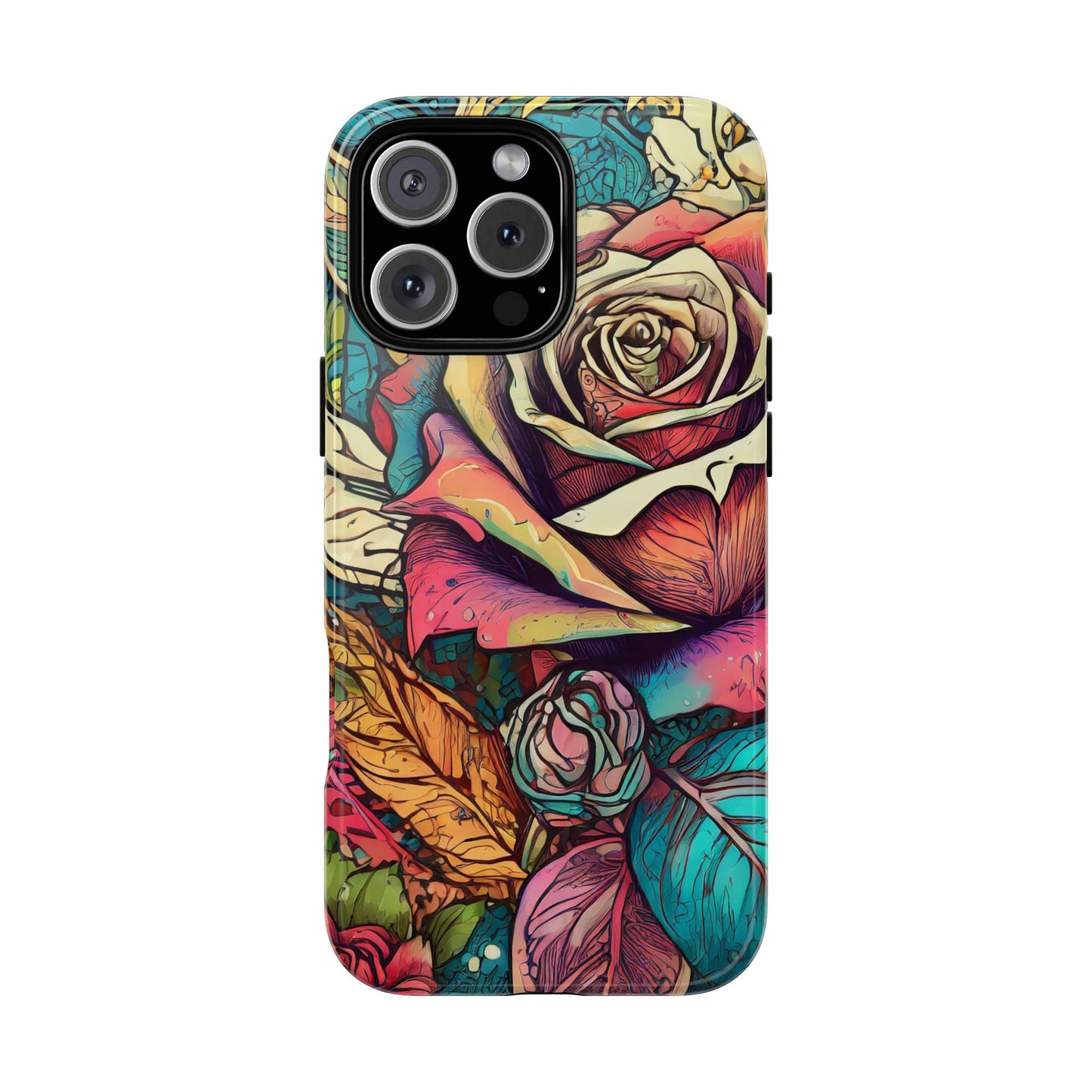 Colorful Roses Tough Phone Case