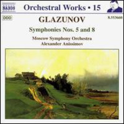 Glazunov / Moscow Sym Orch / Anissimov - Symphonies 5 & 8 - Music CD