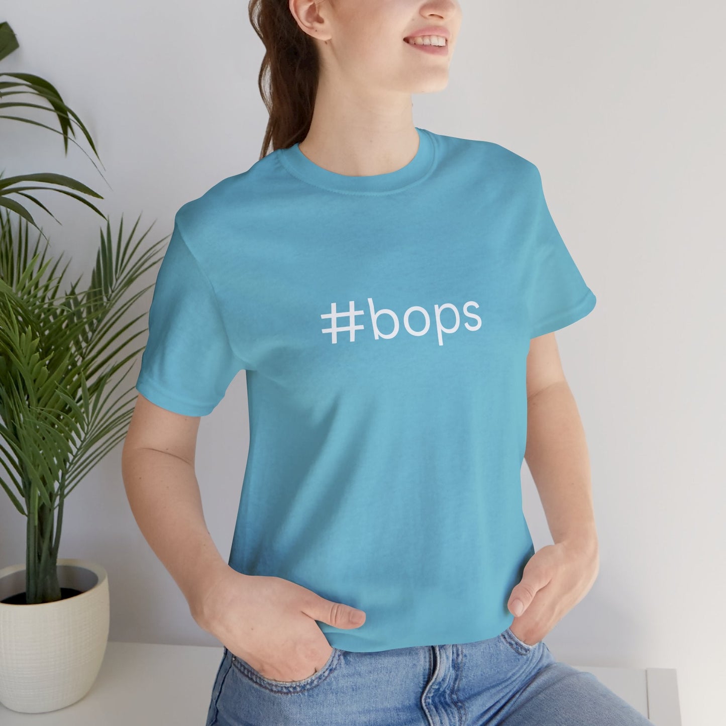 #bops Unisex High End Cotton Short Sleeve Tee