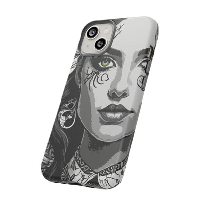 Green Eyed Devilish Beauty Tough Phone Case
