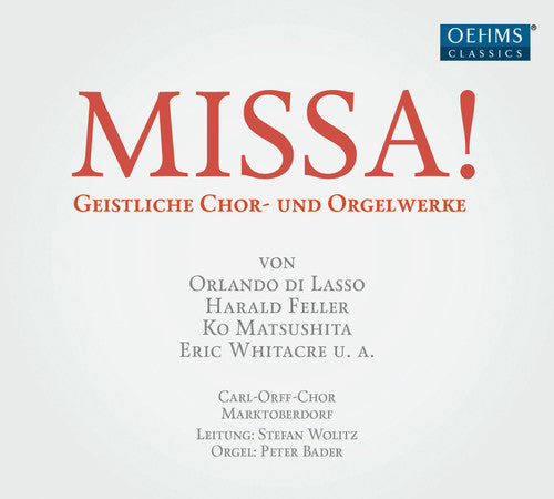 J Cook / Bader,Peter / Wolitz,Stefan - Missa Music CD