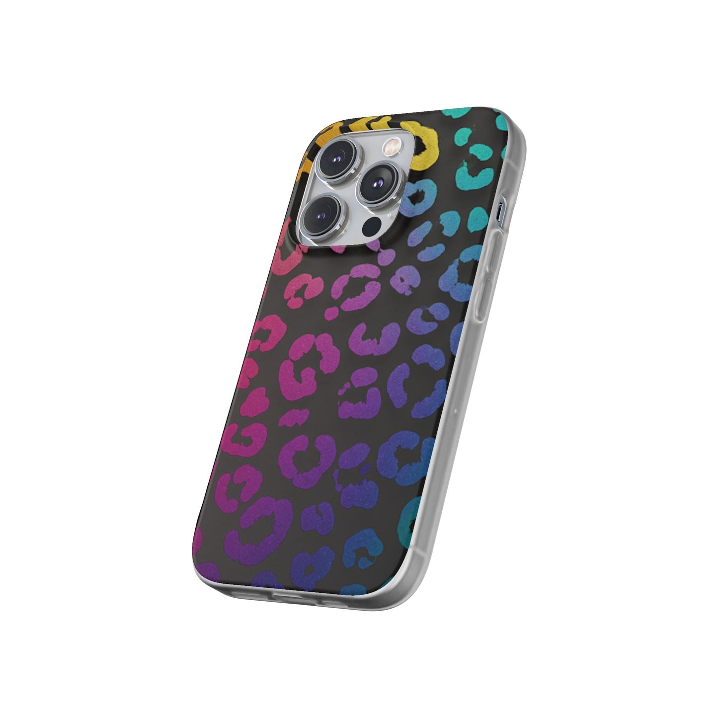 Vibrant Leopard Print Flexi Phone Case