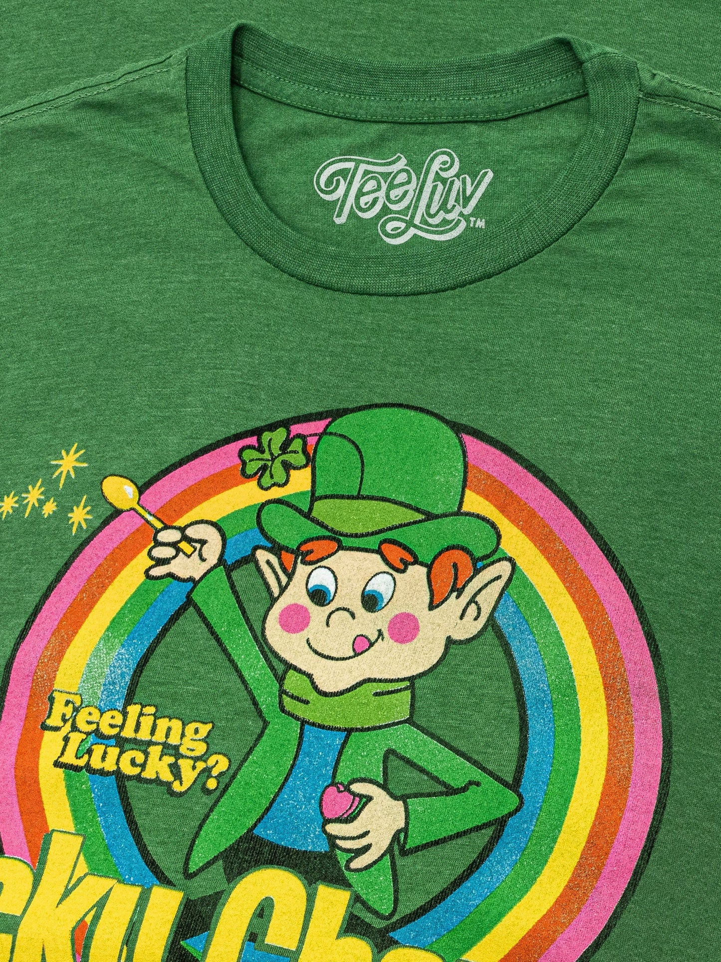 Feeling Lucky? Lucky Charms Leprechaun T-Shirt - Green