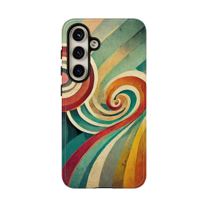 Colorful Swirl Tough Phone Case
