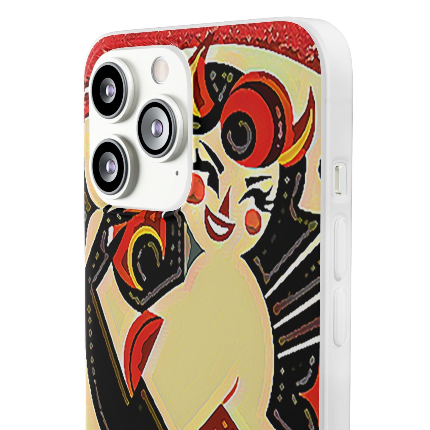 Red & Black Female Devil Flexi Phone Case