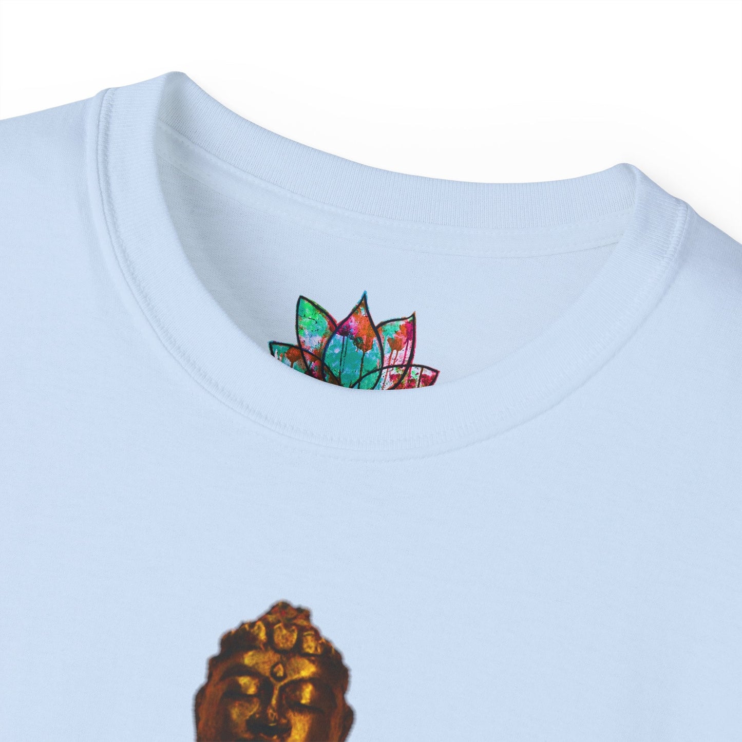 Fine Art Buddha Carving Print Unisex Ultra Cotton Tee