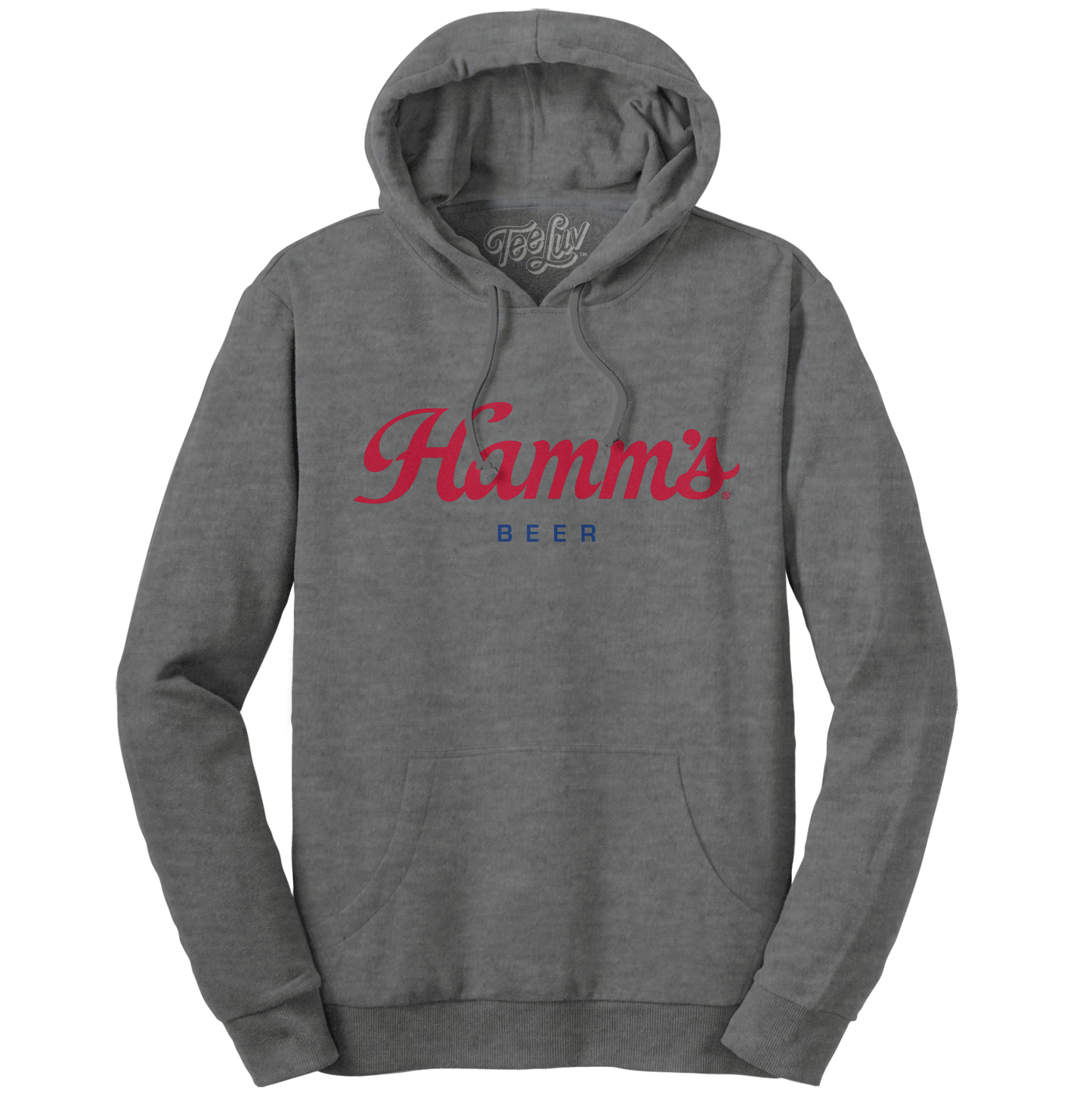 Hamm's Beer Logo Hooded Sweatshirt - Oxford Gray