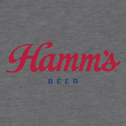Hamm's Beer Logo Hooded Sweatshirt - Oxford Gray