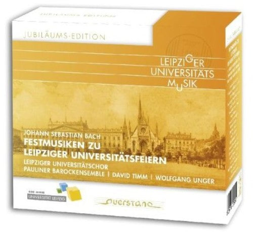 Bach, JS / Pauliner Barockensemble - Festmusiken Zu Leipziger Universitatsfeiern Music CD