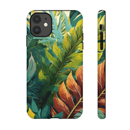 Tropical Leaf Tough Phone Case