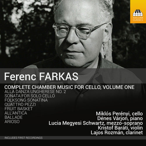 Miklós Perényi - Ferenc Farkas: Chamber Music for Cello Vol 1 [CD]