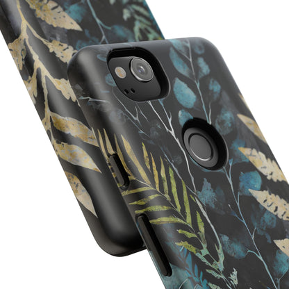 Dark Floral Tough Phone Case
