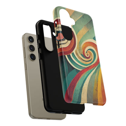 Colorful Swirl Tough Phone Case