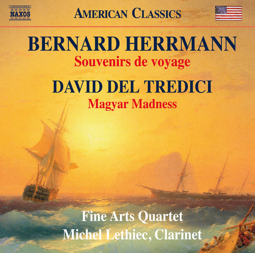 Herrmann / Tredici / Lethiec / Fine Arts Quartet - Herrmann: Souvenirs De Voyage & David Del - Music CD