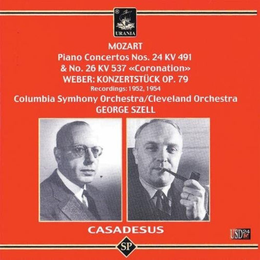 Mozart / Weber / Casadesus / Szell / Columbia So - Piano Concerto / Konzertstuck [CD]