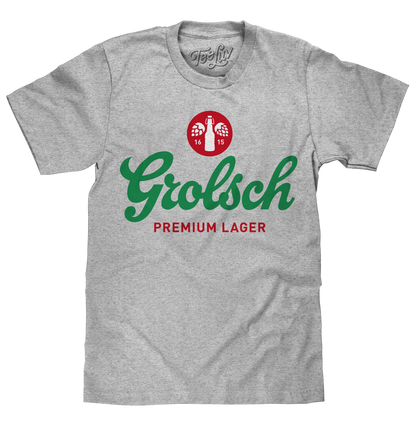 Grolsch Premium Lager Logo T-Shirt - Gray