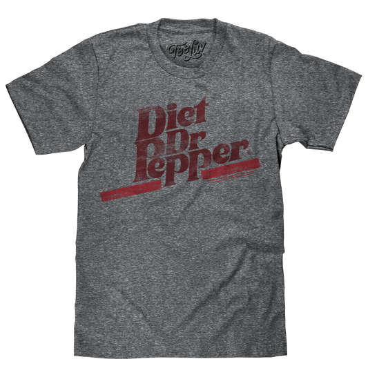 Diet Dr Pepper T-Shirt - Gray