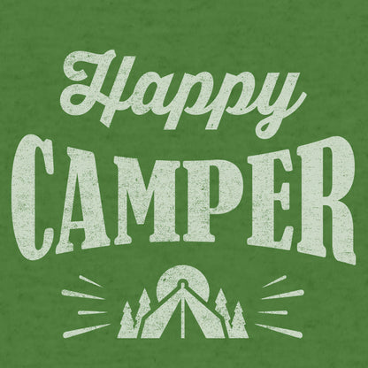 Happy Camper Hooded Sweatshirt - Green