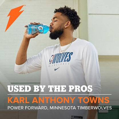 Gatorade Thirst Quencher Sports Drink, Fruit Punch, 20Oz Bottle, 8 Pack, Electrolytes For Rehydration