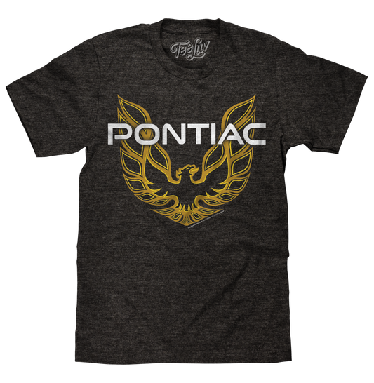 Pontiac Firebird Logo T-Shirt - Gray
