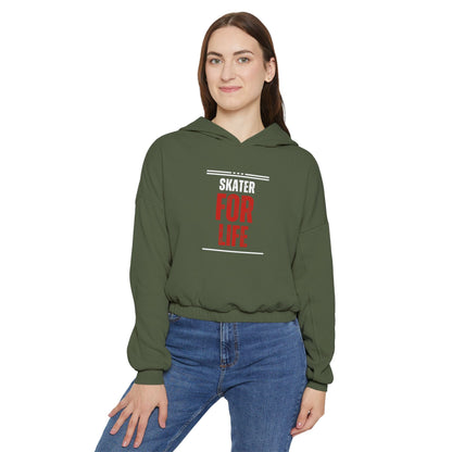 Women’s Cropped Skater for Life Hoodie