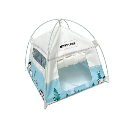 Mini Campout Reptile Hide & Enrichment Tent