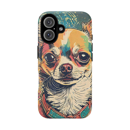 Abstract Chihuahua Tough Phone Cases
