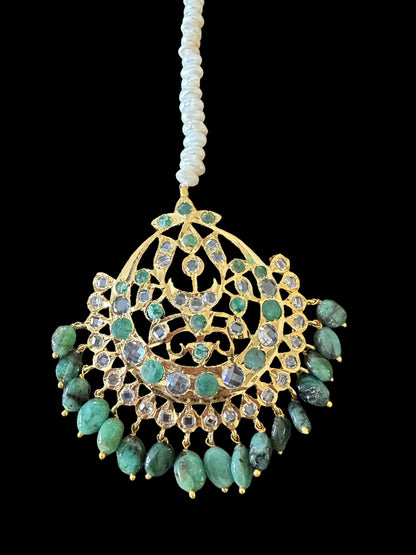 DJTK208  Hira tika in emeralds ( READY TO SHIP )