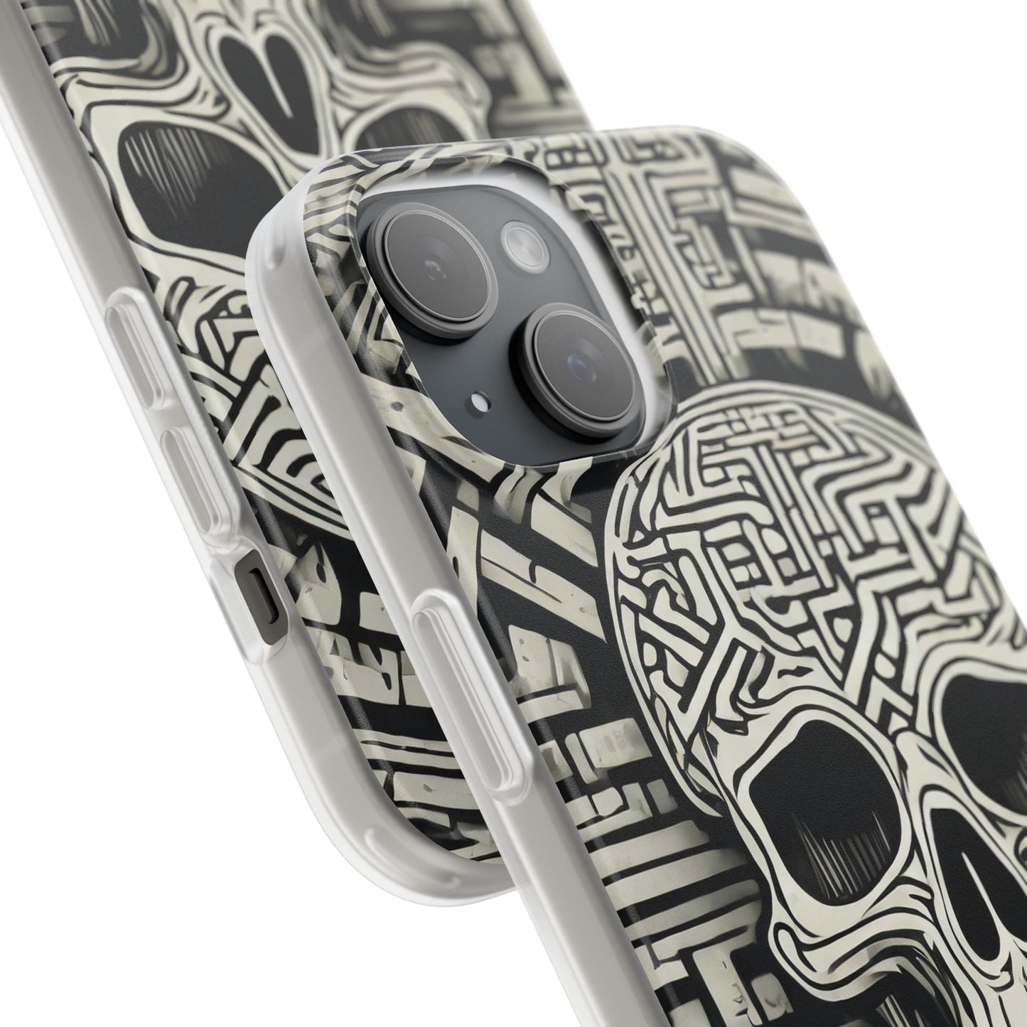 Gothic Skull Maze Flexi Case