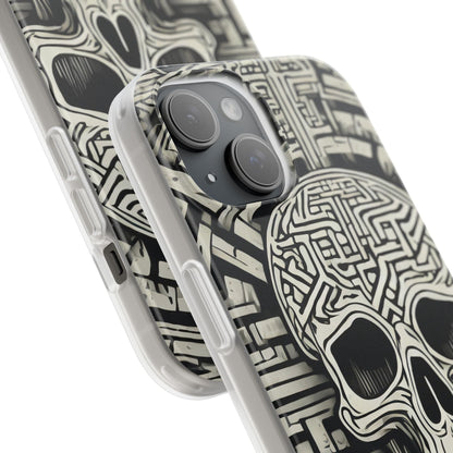 Gothic Skull Maze Flexi Case