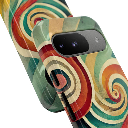 Colorful Swirl Tough Phone Case