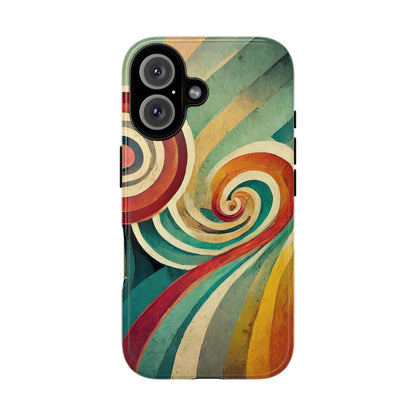 Colorful Swirl Tough Phone Case