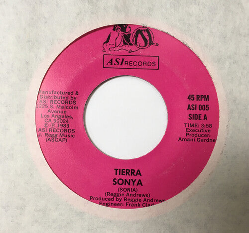 Tierra - Sonya / Body Heat - Vinyl Record