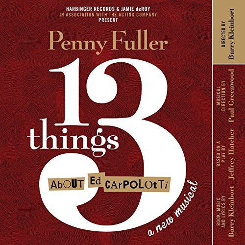 Penny Fuller - 13 Things About Ed Carpolotti Music CD
