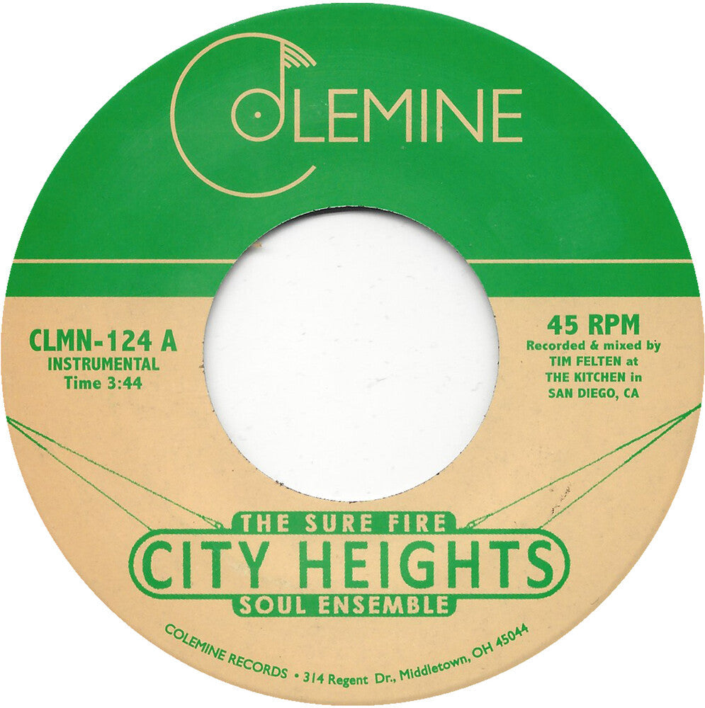 Sure Fire Soul Ensemble - City Heights / Strollin' Adams [7" Vinyl]