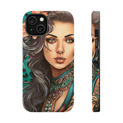Vibrant Beauty Magnetic Tough Phone Case