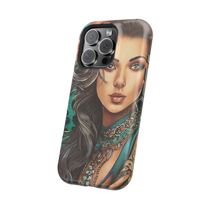 Vibrant Beauty Magnetic Tough Phone Case