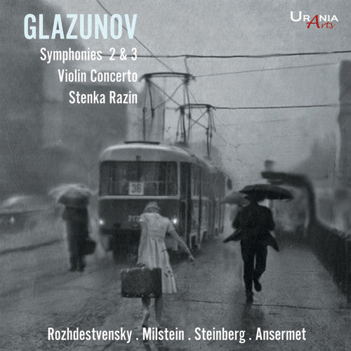 NATHAN MILSTEIN - Alexandr Glazunov: Symphonies 2 & 3 Violin Concerto Stenka Razin [2 CD]