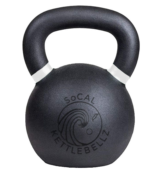 36 kg (80 lb) Powder-Coated Cast-Iron Kettlebell – Black | SoCal Kettlebellz