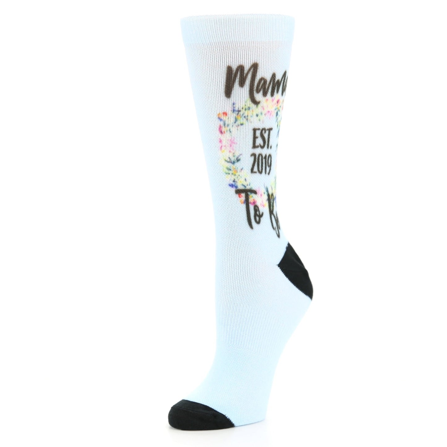 Blue Mama Established Custom Date Socks - Women's Custom Socks