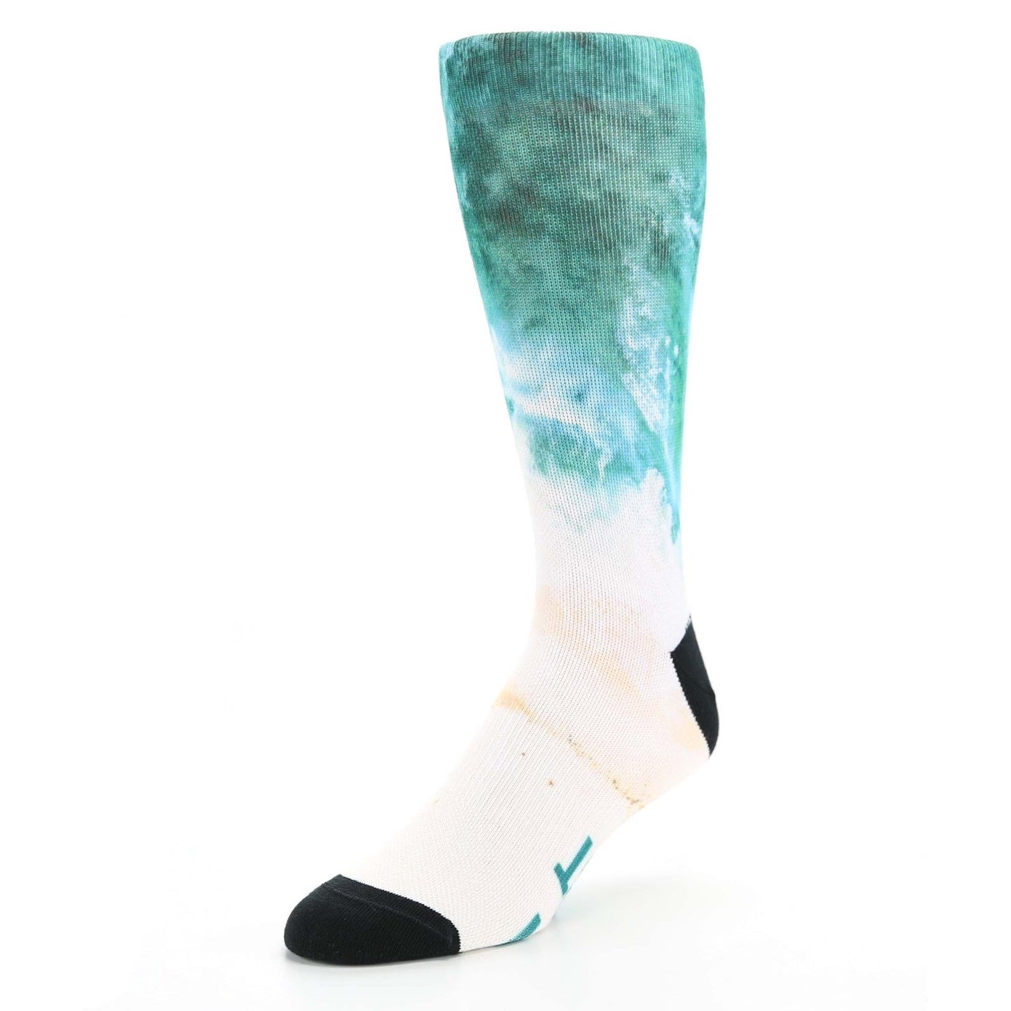 Happy Place Beach Custom Print Men's Socks