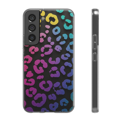 Vibrant Leopard Print Flexi Phone Case