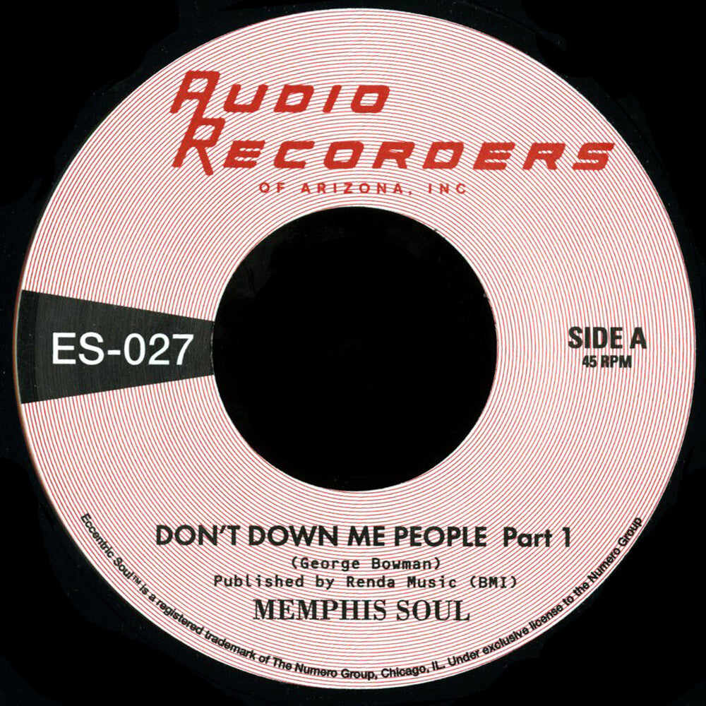 '- Don't Down Me People Pt 1/Pt 2 [7" Vinyl]