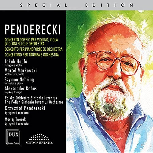 Penderecki / Tworek - Krzysztof Penderecki: Concerto Doppio per Violino, Viola e Orchestra Music CD