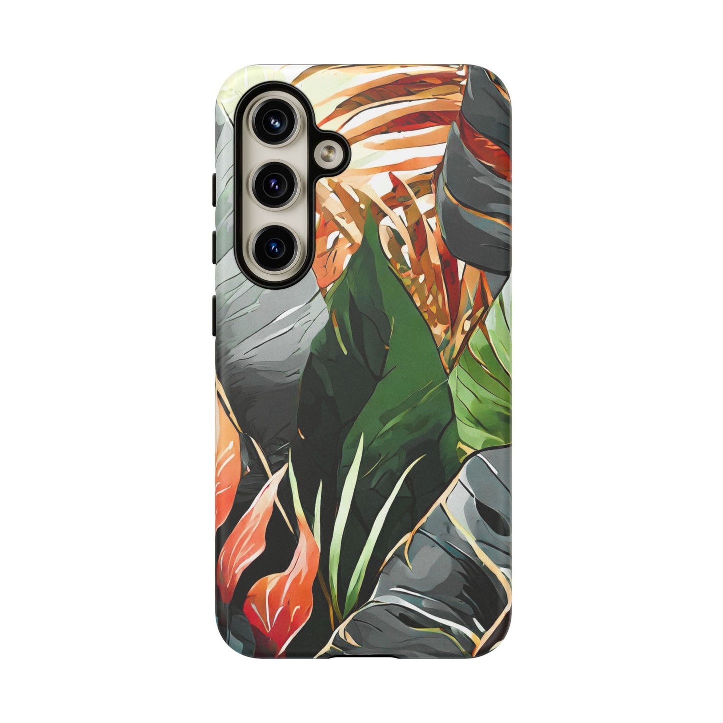 Tropical Leaf Tough Phone Case