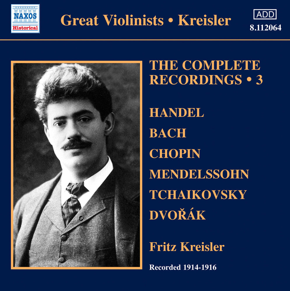 FRITZ KREISLER - V 3: Kreisler - Complete Recor [CD]