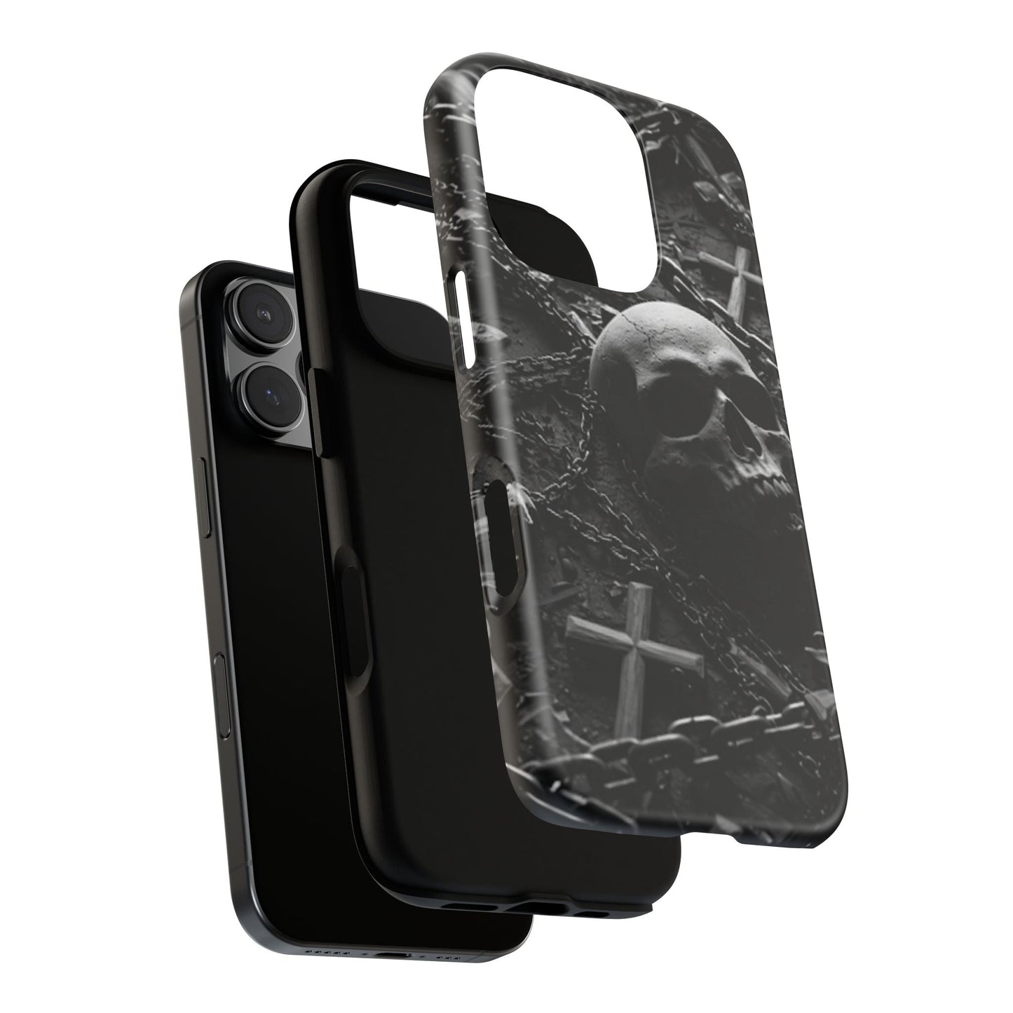 Gothic Skull Tough Phone Case