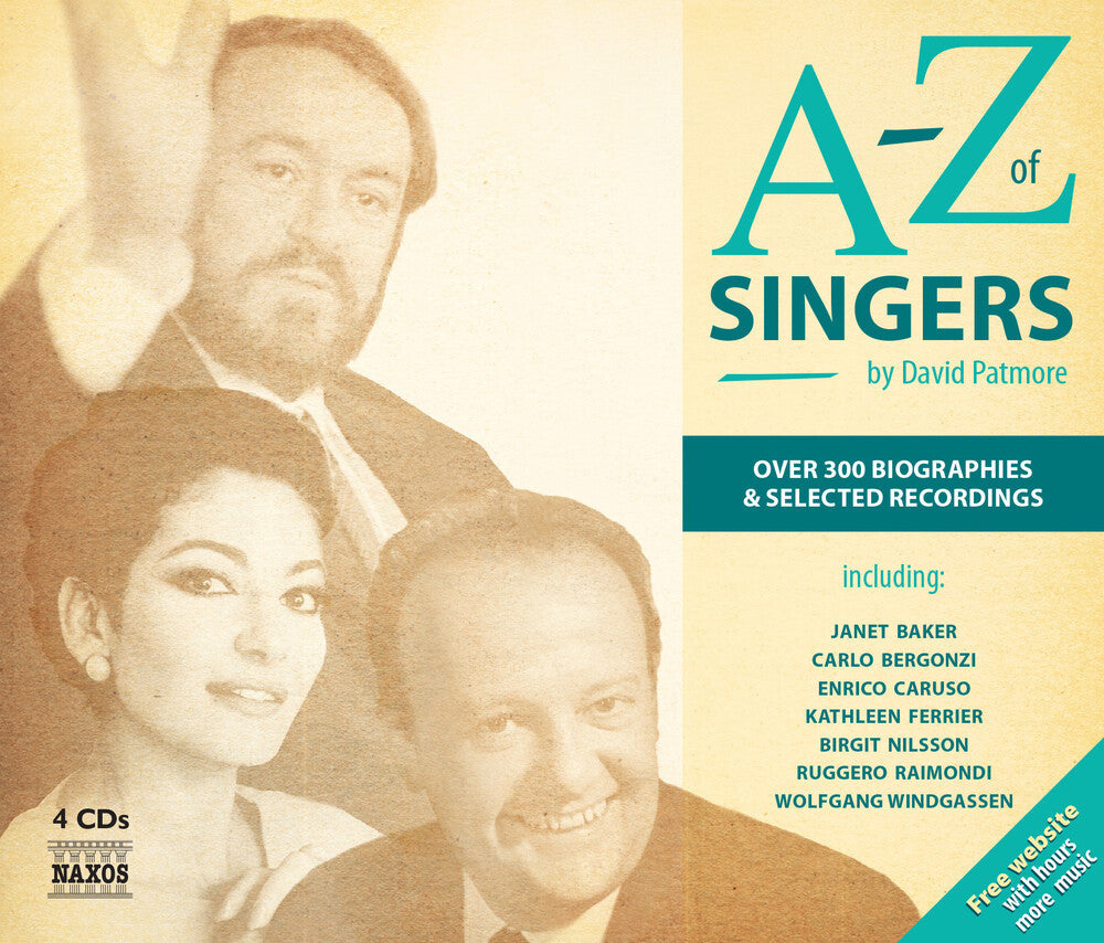 Anderson; Bastianini; Battistini; Berger; Bjorling - A-Z Of Singers [CD]