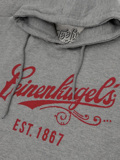 Leinenkugel's Beer Logo Pullover Hooded Sweatshirt - Gray